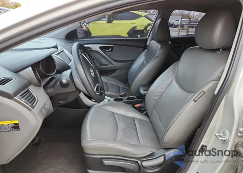 2011 Hyundai Elantra Gls из США, поврежденный, VIN KMHDH4AE7BU166468